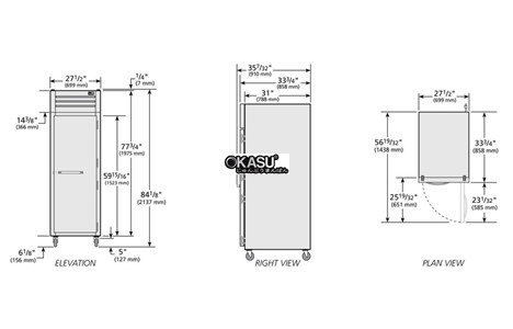 tu dong cua xoay ran reach-in true stg1f-1s-hc hinh 2