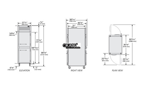 tu dong cua mo nua truoc/nua sau dang ran pass-thru true str1fpt-2hs-2hs hinh 2