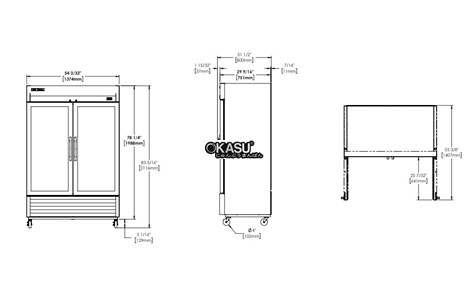tu flex temp cua kinh xoay reach-in true t-49fg-flx-hc~fgd01 hinh 2