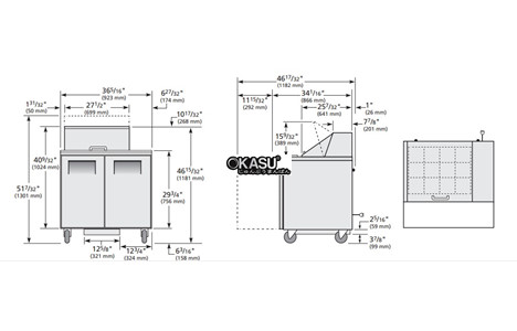 ban sandwich/salad cua dac mega-top true tssu-36-12m-b-hc hinh 2