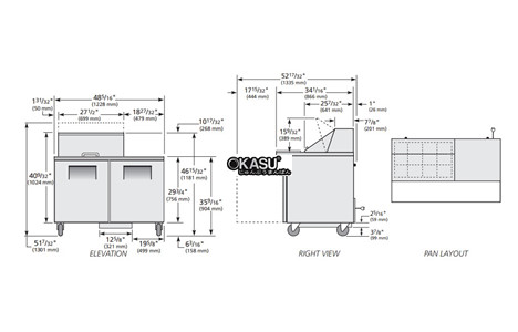 ban sandwich/salad cua dac mega-top true tssu-48-12m-b-hc hinh 2