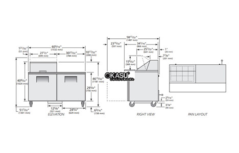 ban sandwich/salad cua dac mega-top true tssu-60-12m-b-hc hinh 2