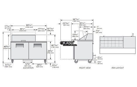 ban sandwich/salad cua dac mega-top true tssu-60-18m-b-hc hinh 2