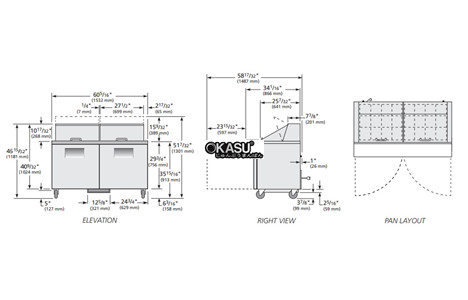 ban sandwich/salad cua dac mega-top true tssu-60-24m-b-st-hc hinh 2