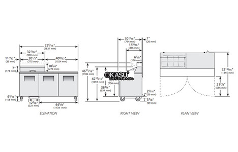 ban sandwich/salad cua dac true tssu-72-08-hc hinh 2