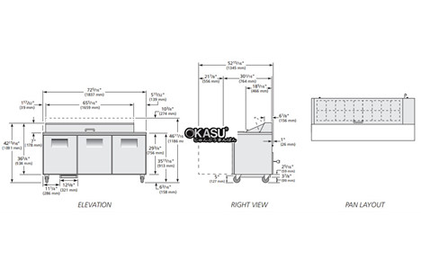 ban sandwich/salad cua dac true tssu-72-18-hc hinh 2