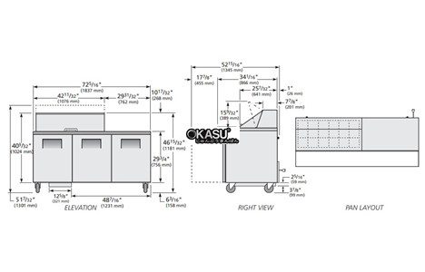 ban sandwich/salad cua dac mega-top true tssu-72-18m-b-hc hinh 2