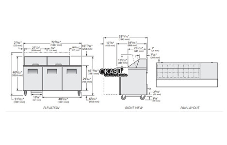ban sandwich/salad cua dac mega-top true tssu-72-24m-b-st-hc hinh 2
