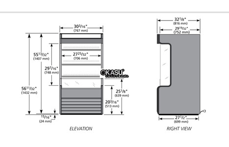 tu lanh mat kinh co den led true tac-14gs-hc-ld hinh 2