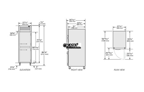 tu suoi am cua xoay nua dac reach-in true sta1h-2hs hinh 2