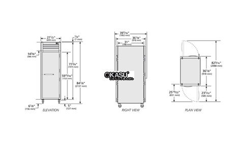 tu suoi am cua xoay mat truoc/sau chac chan pass-thru true str1hpt-1s-1s hinh 2