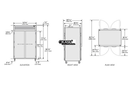 tu suoi am cua xoay mat truoc/sau chac chan pass-thru true sta2hpt-2s-2s hinh 2