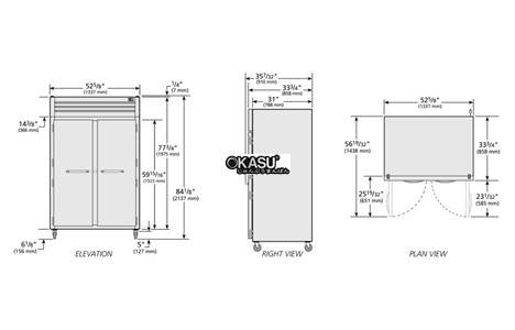 tu suoi am cua xoay dac reach-in true str2h-2s hinh 2