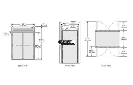 tu suoi am cua xoay dac roll-thru true stg2hrt-2s-2s hinh 2