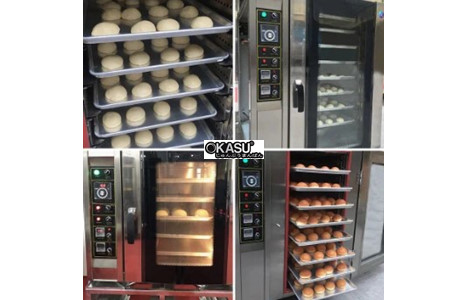 lo nuong doi luu 10 khay dung gas hongling rx-10q hinh 3