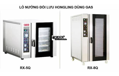 lo nuong doi luu 8 khay dung gas hongling rx-8q hinh 2