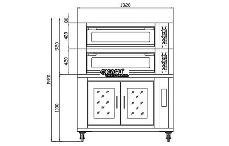lo nuong ket hop tu u sinmag sk2-622h+sk2-12p hinh 3