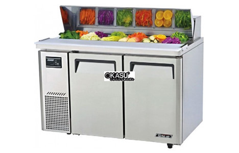 ban salad 2 canh turbo air khr15-2 1m5 hinh 2