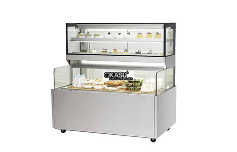 tu trung bay banh va do uong hai nhiet do turbo air tcb-1500 hinh 2