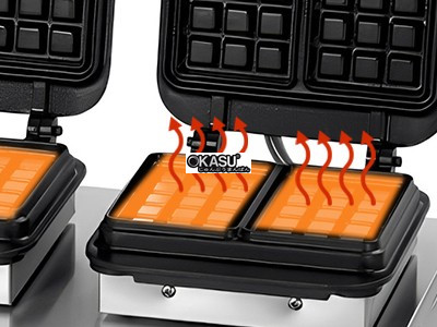 may nuong banh waffle primo hinh 2