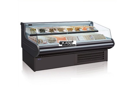 tu trung bay thuc pham 2 tang opo smx1m2 hinh 2