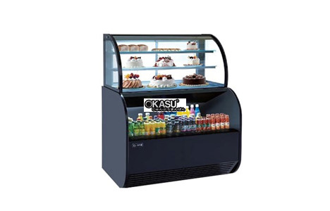 tu mat trung bay nuoc uong, banh kem opo cak-ap hinh 2