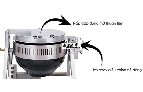 noi nau sup tay quay rinnai rsk-500 dung gas hinh 3