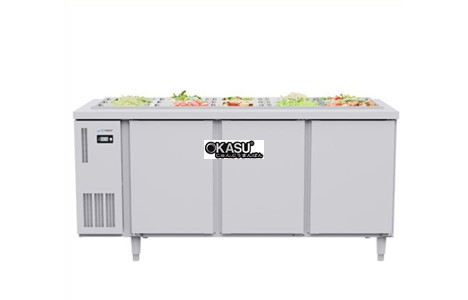 ban mat salad 3 canh inox icymax isr-3s187 - 1m8 hinh 2