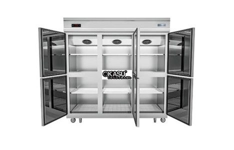 tu mat dung 6 canh inox okiwi mdq.6i1750 - 1750l hinh 2