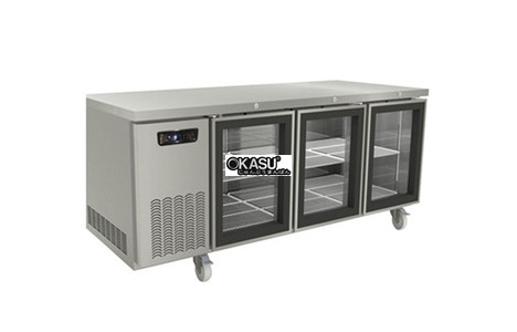 ban mat inox 3 canh kinh sanden intercool scr3-1806cr 1m8 hinh 2