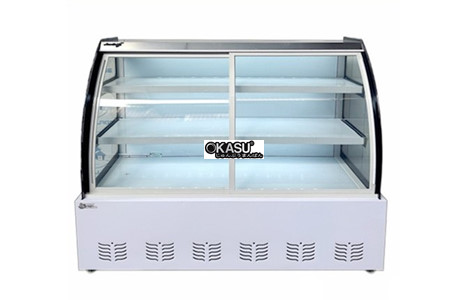 tu mat trung bay da nang cua mo truoc snow village dl-1.5 1m5  hinh 2