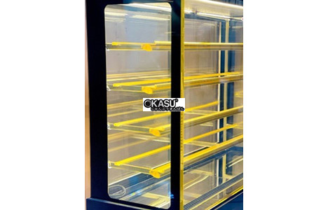 tu banh kem kinh vuong 5 tang dan lanh tren snow village gb-500-4l-z5 1m8 hinh 3