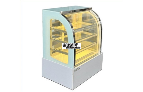 tu banh kem mini de ban kinh cong 4 tang snow village gb-100.z4 0.7m hinh 3