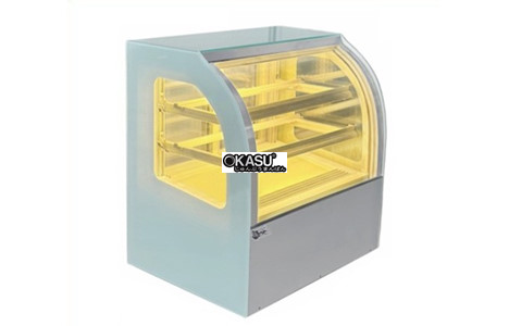 tu banh kem mini de ban kinh cong snow village gb-100-t 0.7m hinh 2