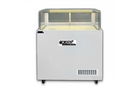 tu banh kem kinh vuong 1 tang snow village gb-300-4l-z1 1m2 hinh 2