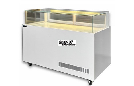 tu banh kem kinh vuong 1 tang snow village gb-500-4l-z1 1m8 hinh 2