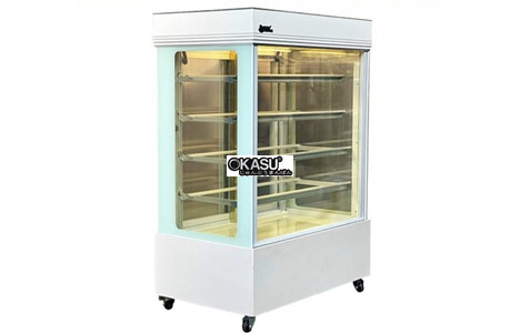 tu banh kem kinh vuong 5 tang dan lanh tren snow village gb-300-4l-z5 1m2 hinh 2