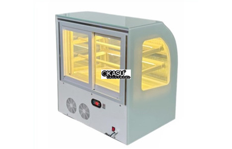 tu banh kem mini de ban kinh cong snow village gb-100-t 0.7m hinh 3