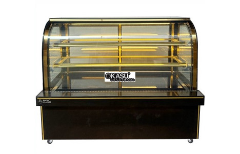 tu banh kem kinh cong 3 tang snow village gb-500-4l 1m8 hinh 2