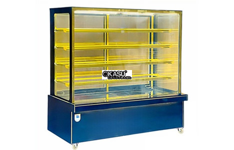 tu banh kem kinh vuong 5 tang snow village gb-500-4l.z5 1m8 hinh 2