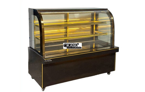 tu banh kem kinh cong 3 tang snow village gb-350-4l 1m5 hinh 2