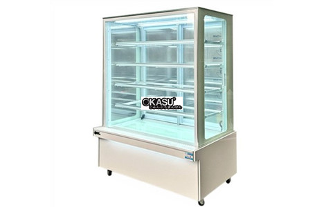 tu banh kem kinh vuong 5 tang snow village gb-350-4l.z5 1m5 hinh 2