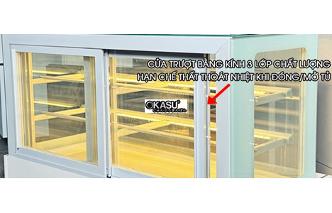 tu banh kem kinh vuong 3 tang snow village gb-500-4l.z 1m8 hinh 3