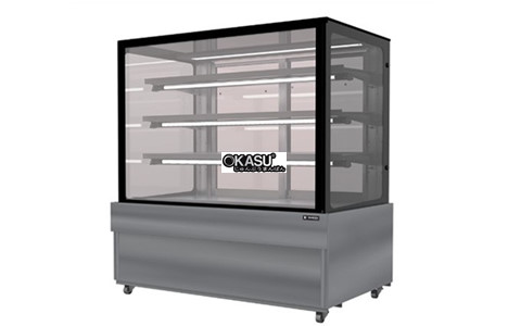 tu banh kem kinh vuong 4 tang sanden intercool sks-1207z 1m2 hinh 2