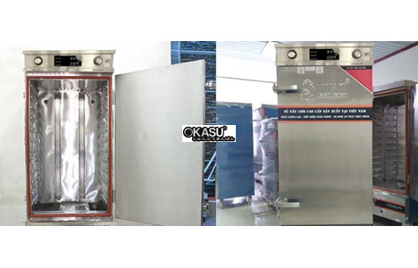 tu nau com 12 khay ket hop gas dien vinaki cam ung 12kdg-cu hinh 2