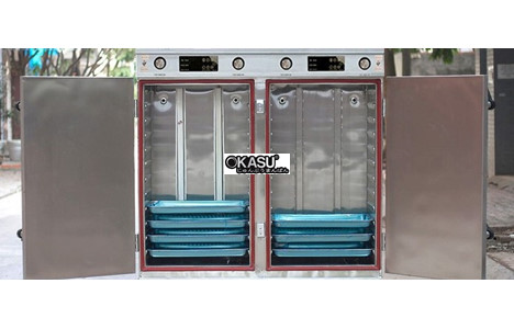 tu nau com 24 khay ket hop gas dien vinaki cam ung 24kdg-cu hinh 2