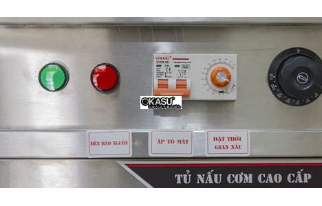 tu nau com vinaki 6 khay dung dien gas ket hop 6kdg hinh 4