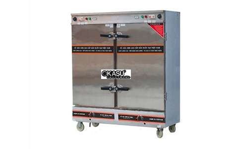 tu nau com vinaki 24 khay dung dien gas ket hop 24kdg hinh 2