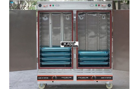 tu nau com vinaki 24 khay dung dien gas ket hop 24kdg hinh 4