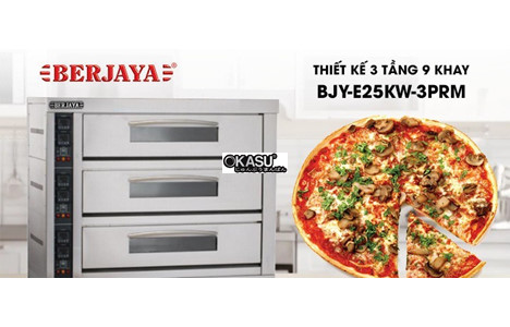 lo nuong dien tu 3 tang 9 khay berjaya bjy-e25kw-3prm hinh 2